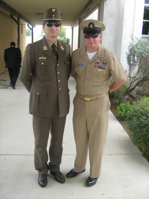 USA,Texas-egy kollegval- US Navy